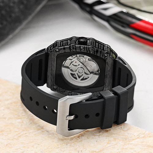 Mechanical watch  Richard fully automatic men's waterproof brand fashion trend powerful luminous mechanical watch