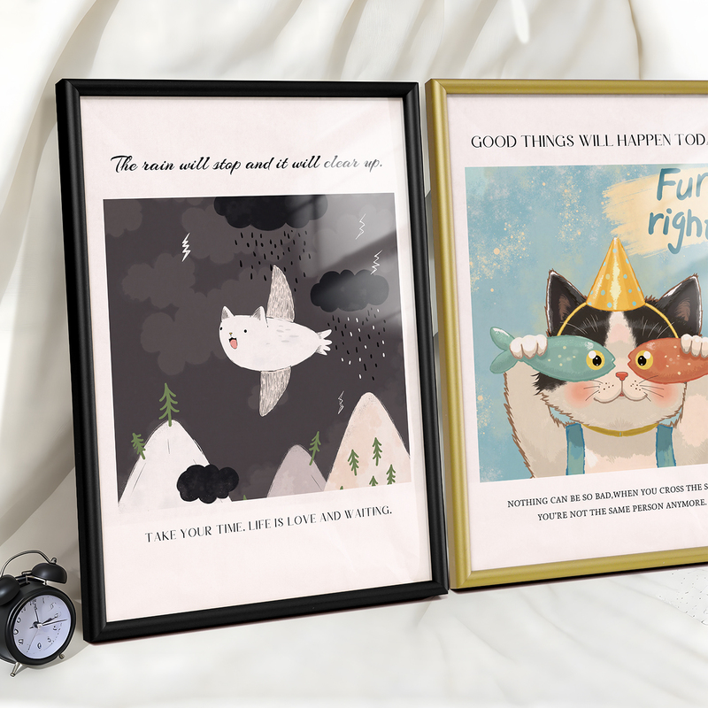 Aluminum alloy photo frame for wall hanging, A4 picture frame, empty frame, poster display frame, framed A4 display puzzle frame, mounting frame 8K4k