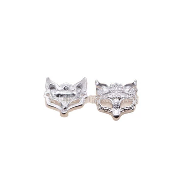 Chinese Style Fox Mask Spacer Beads: Zərgərlik ara hissələri