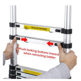 Универсальная металлическая портативная система хранения, лестница, увеличенная толщина