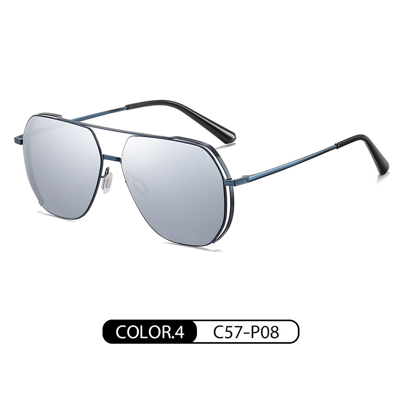 C57-P08 de mercurio azul y blanco brillante