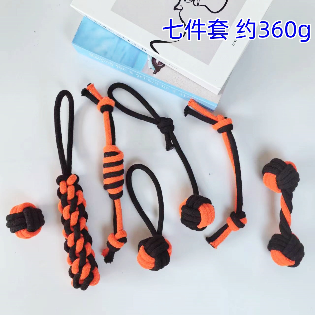 Explosiones transfronterizas regalos de Halloween para mascotas juguetes de algodón juguetes para perros de dientes de dientes de limpieza de dientes cuerda nudos artículos para mascotas