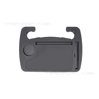 Car Steering Wheel Small Table Tray, Cup Holder, Food Tray, Laptop Stand, Can Be Used as a Gap Filler (Car table board) - black-one