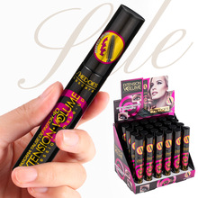 Shedoes跨境4D立体旋盘防水防汗浓密卷翘纤长不晕染易卸妆睫毛膏