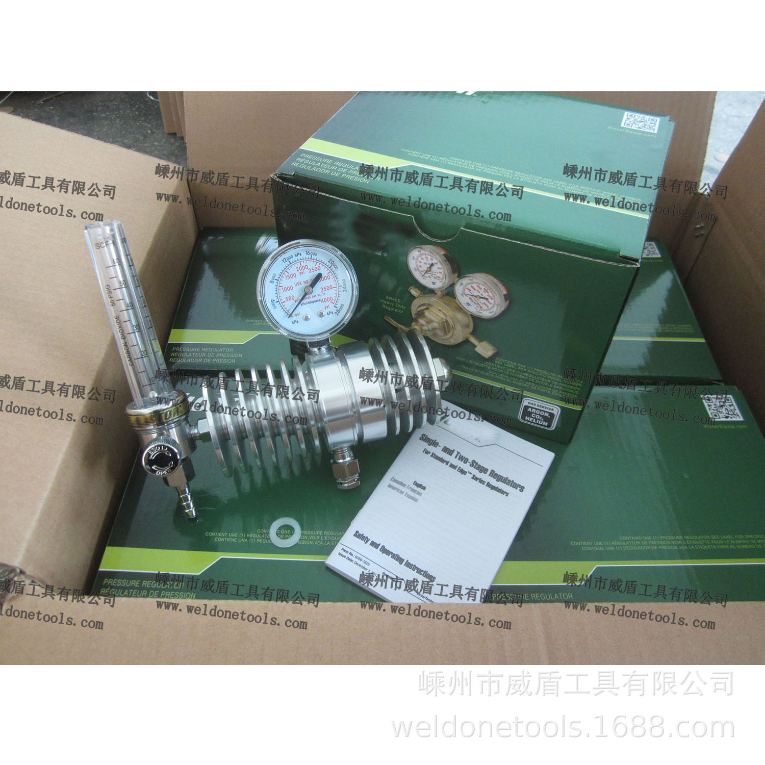 VICTOR款美式二氧化碳减压器  防霜减压器   鱼鳞减压器