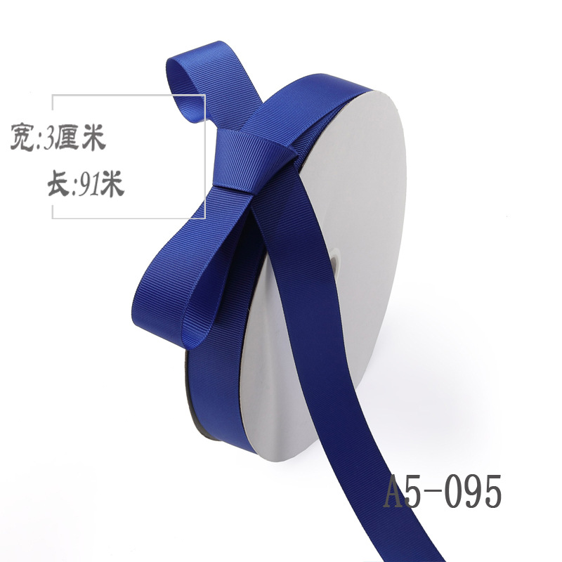 3cm de alta densidad costilla cinta arco cinta ramo caja de regalo embalaje color Ropa Accesorios cinta Decoración