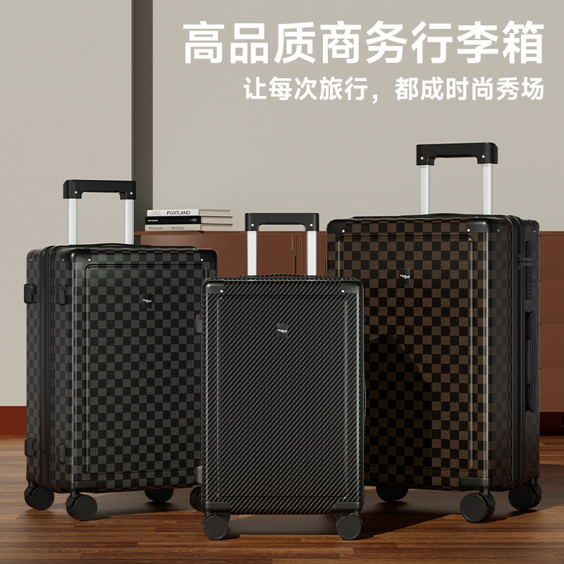 2025 new men's luggage 20 inch anti-fall travel luggage 28 inch ultra-light trolley case silent wheel password box
