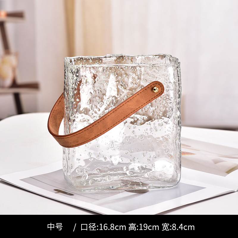 야광 주름 핸드백 야광 미디엄 사이즈