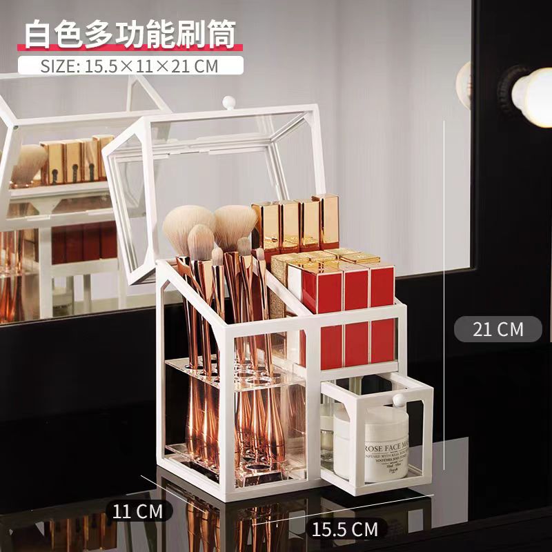 흰색 클래식 브러시 배럴 브러시 홀더
