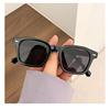 Retro glasses solar-powered, fashionable square sunglasses, 2021 collection, Korean style, internet celebrity