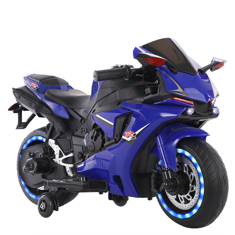 Coche eléctrico transfronterizo para niños, motocicleta, grande, 2-8 años, bebés masculinos y femeninos, se pueden usar para cargar juguetes de coche de batería