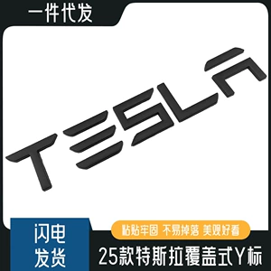 25 Yeni Tesla Model 3/Y Arxa Qapaq İngilis Hərf Loqosu