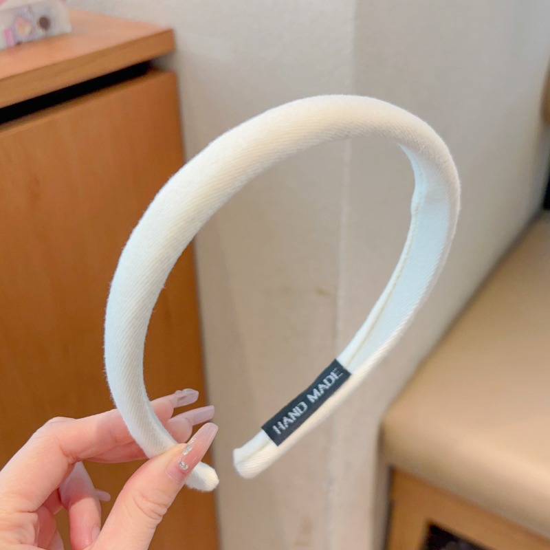 Simple Meirade cabello para mujeres otoño y invierno alta cráneo presión cabello de alta sensación café lavado de la cara antideslizante cabello toque