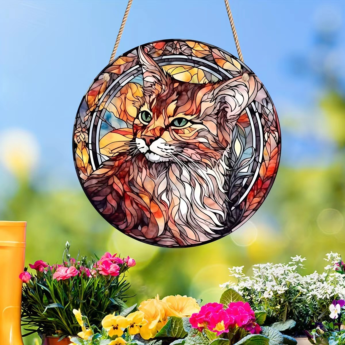 Transfronterizo nuevo coche accesorios magnífico redondo mariposa casa adornos de acrílico material de Navidad decoraciones para el hogar