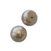 Silver needle, advanced earrings from pearl, silver 925 sample, french style, simple and elegant design, light luxury style, bright catchy style, high-quality style, 2023 collection