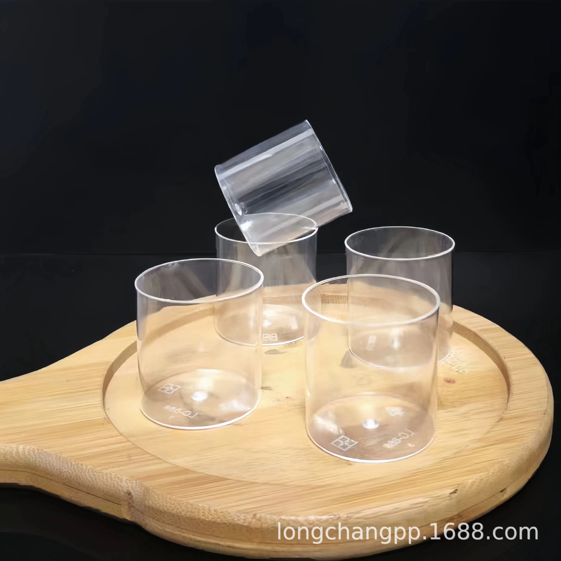 60 мл мини маленькая цилиндрическая чашка для Мусса чашка для питья Желе Десерт авиационная чашка жесткий пластик PS прозрачная Одноразовая чашка