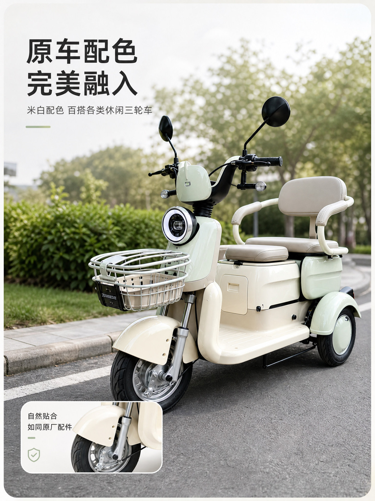 Thickened Front Mudguard, Plastic Mudflap, Water Barrier for Leisure Tricycles and Elderly Vehicles, Universal Mudguard for Water Protection