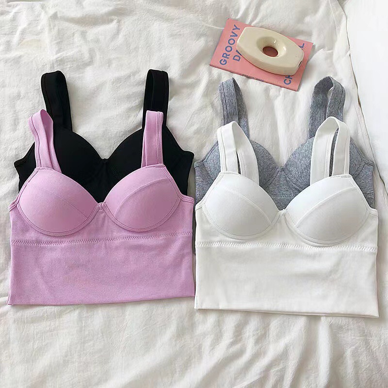 Sexy V-neck beauty back fixed Cup camisole seamless sports wrapped chest gathered wireless underwear base tube top Sexy V-neck beauty back fixed Cup camisole seamless sports wrapped chest gathered wireless underwear base tube top