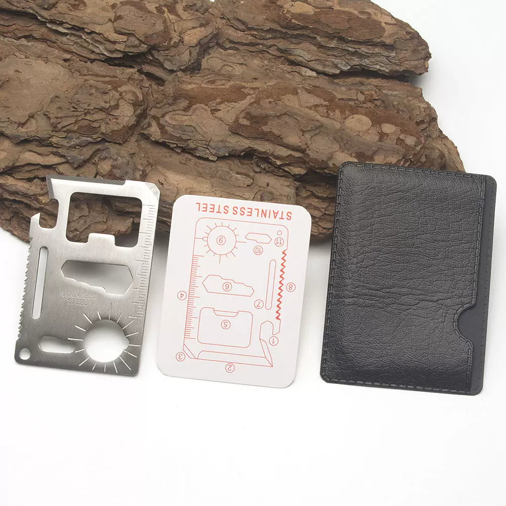 现货户外工具厂家批发多功能工具卡多功能军刀卡瑞军刀卡野营卡片