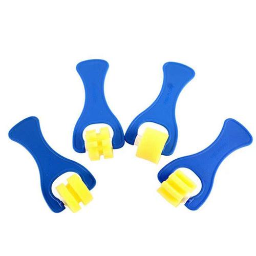 Children's sponge brush painting sponge stick diy graffiti rubbing kindergarten art brush mushroom head sponge seal