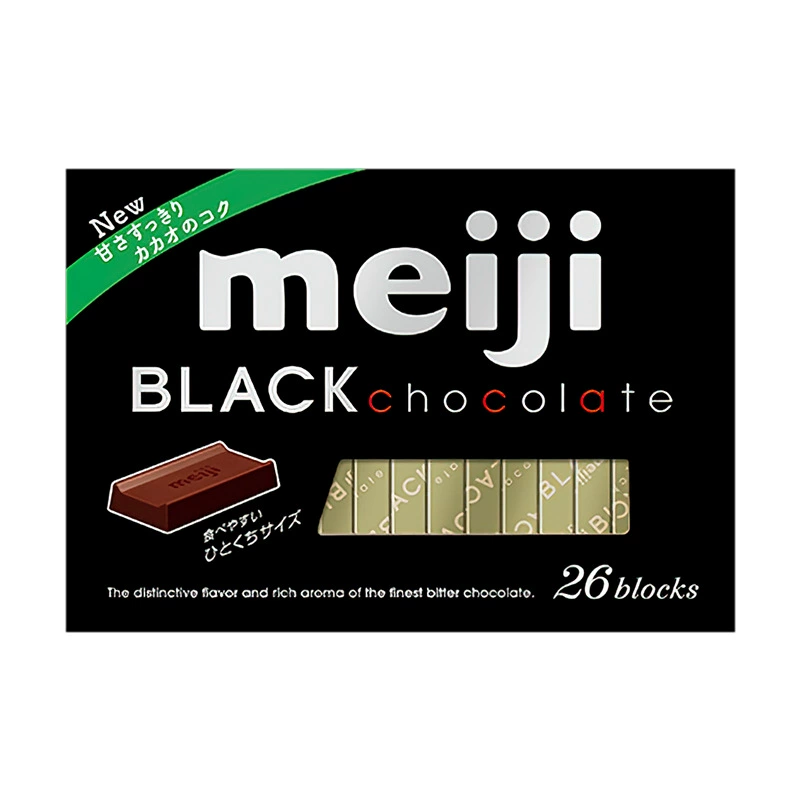 Шоколадные конфеты (Meiji) 120 г — матча, клубника, молоко, тёмный шоколад