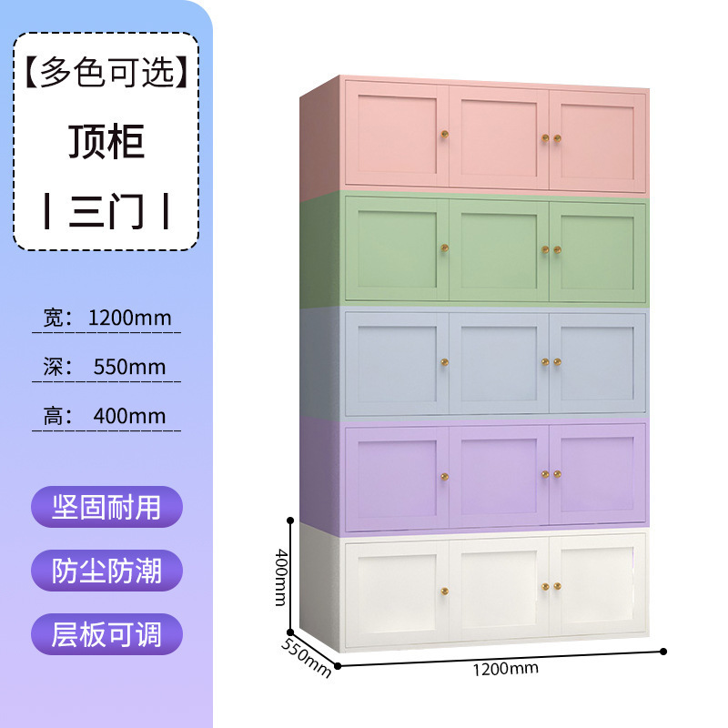 衣柜钢制出租房用彩色衣橱卧室客厅家用铁艺无甲醛简易储物铁皮柜|undefined