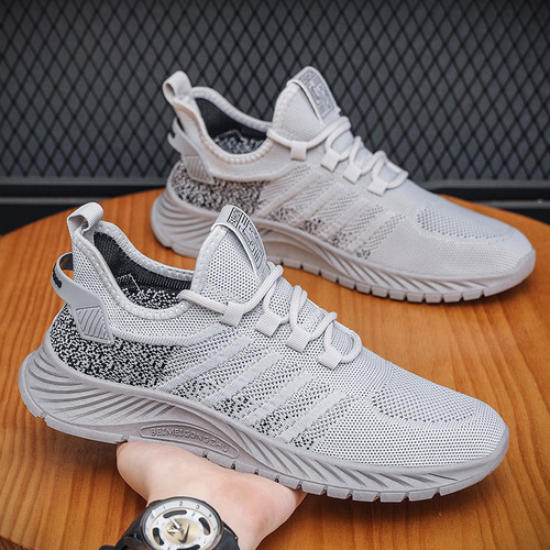 Wenzhou Feizhi Sports Shoes Summer Breathable Mesh Running Shoes Cross-border Wholesale Men's Shoes Street Daily Travel Shoes