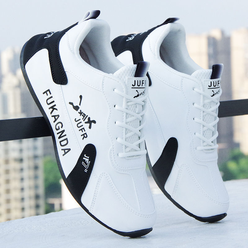 화이트 블랙 A006-Leather