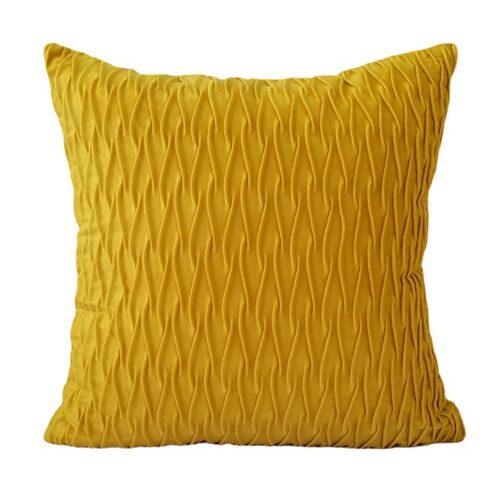 Modern simple solid color embossed pillow Dutch velvet sofa pillow cover bedside home cushion cover wholesale pillow cover