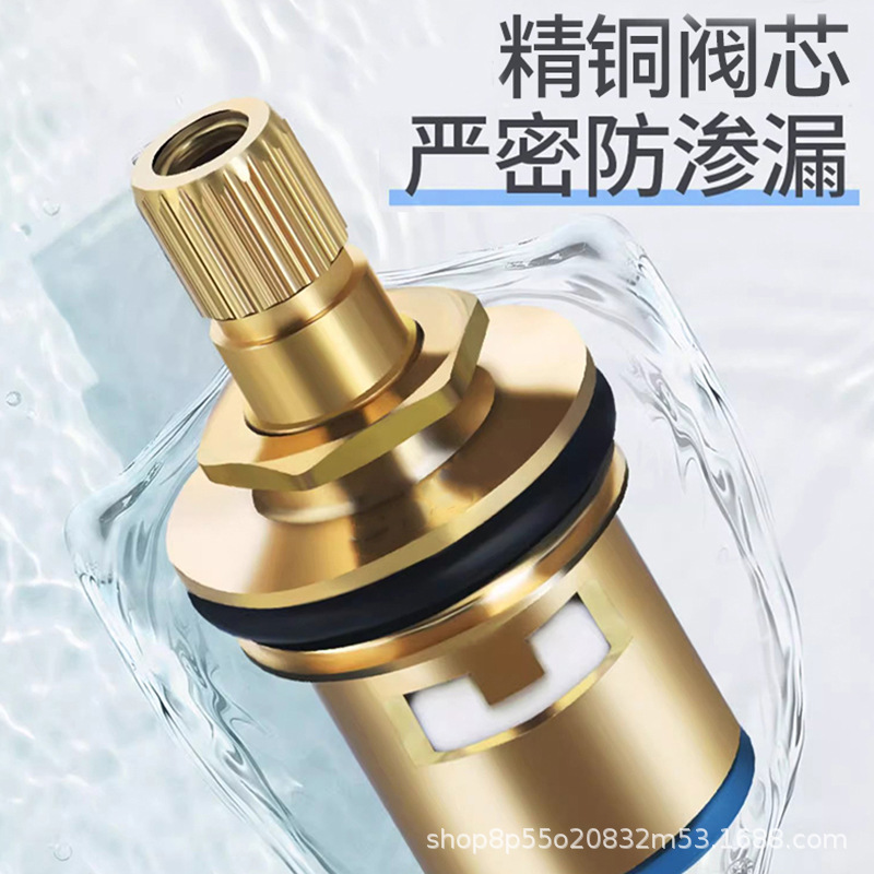 Copper triangle valve hot and cold water valve switch water…