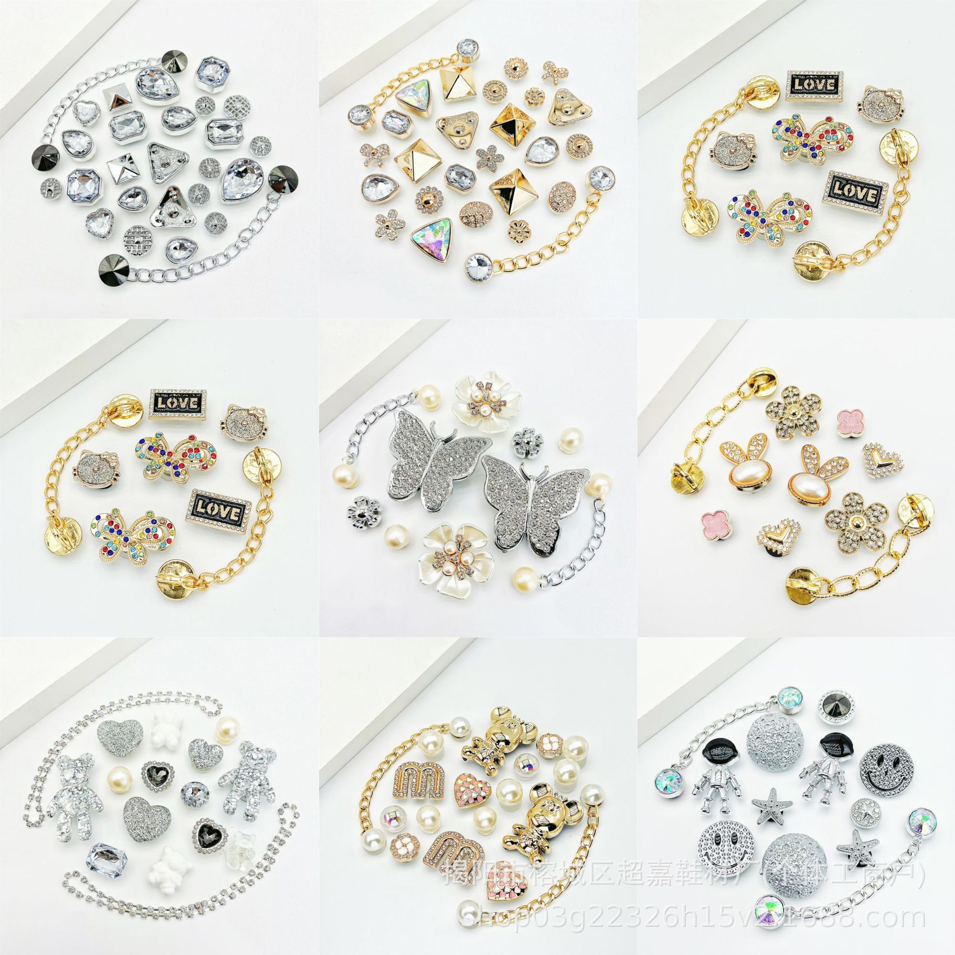 Accesorios de zapatos Croc para mujer, lindas hebillas de zapatos, accesorios de flores para zapatos diy, hebillas decorativas de dibujos animados extraíbles, lindos ins