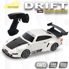 跨境RC高速四驱漂移遥控车儿童电动赛车充电款汽车玩具车仿真模型