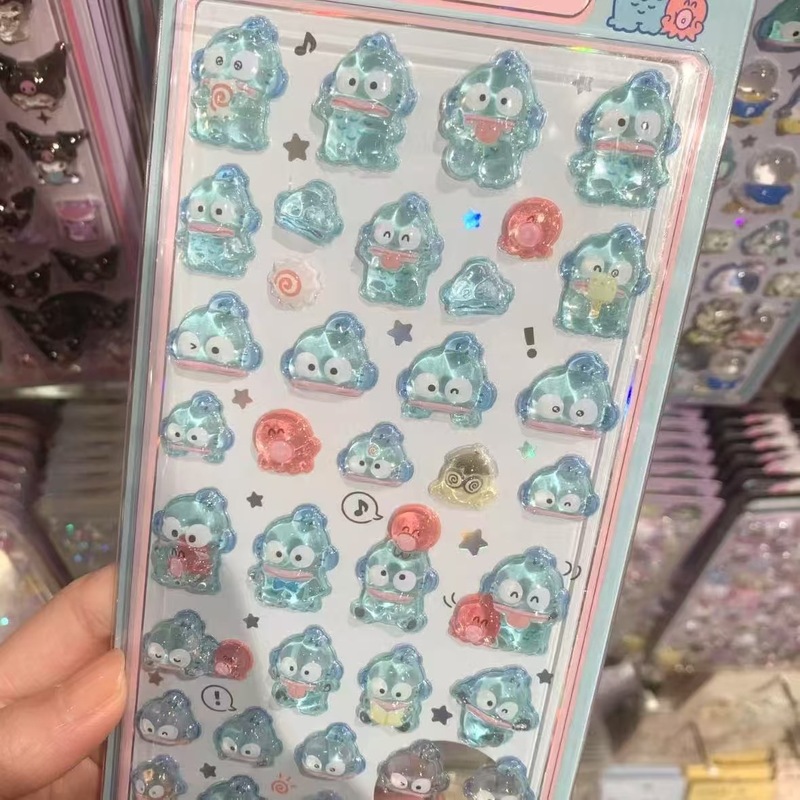 かわいい日本のシナモン犬クリスタル接着剤ステッカー漫画携帯電話レリーフ子供ステッカー女の子立体装飾ステッカー|undefined