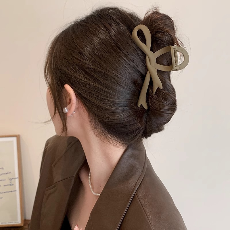 2025 estilo coreano nuevo clip de tiburón grande temperamento elegante pinza para el cabello de alta calidad para mujer