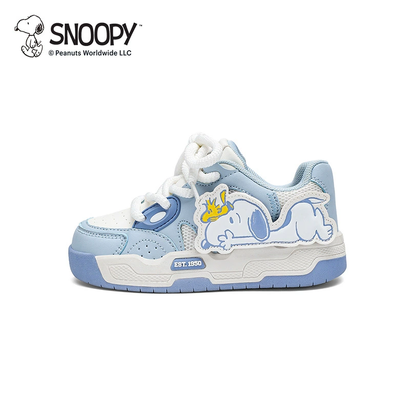 [snoopy史努比童鞋儿童板鞋新年中国红儿童男童女童运动鞋保暖潮鞋]