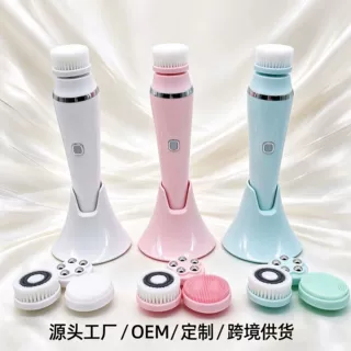 电动洗脸刷软毛充电旋转洁面仪毛孔清洁器防水硅胶洗脸仪定制脸部