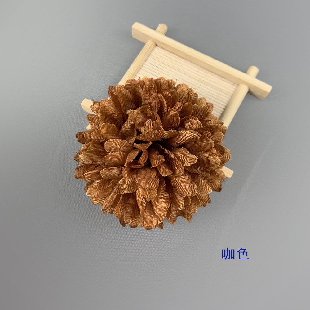 Simulación bola de flores de 7cm boda decoración del hogar al por mayor diy ping pong bola de flores falsas flores de seda fotos