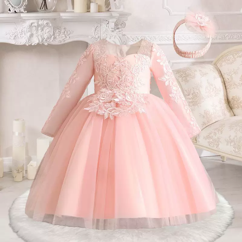 Костюм маленькой принцессы, юбка, платье с длинными рукавами, AliExpress