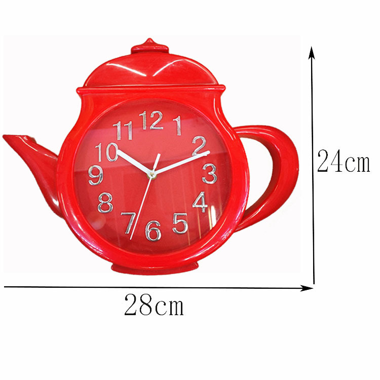 Reloj de pared moderno con diseño cartoon retro - Movimiento de cuarzo silencioso con segundos continuos - Fuente clara - Para decoración personalizada