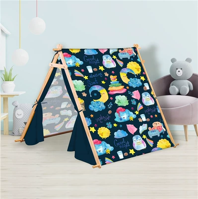 series children's tent game toy — Çadırlar - cartoon-series-8-single