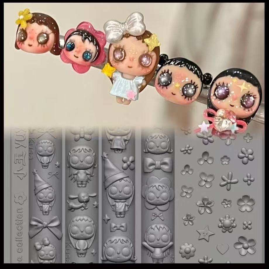 Sophisticated silicone mold for manicure