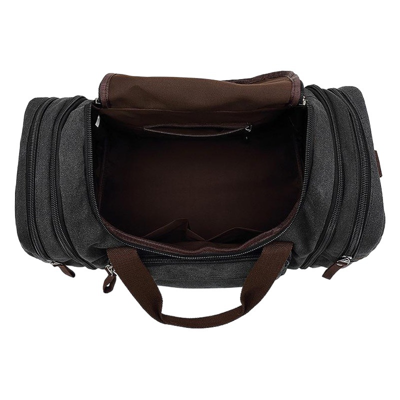 Cross-border New Fashion Outdoor Travel Bag Portable Canvas Crossbody Backpack Trendy Large Capacity Casual Shoulder Bag
