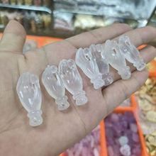 玉髓观音手立体精雕佛手掌上明珠玉石男女款玉吊挂坠玛瑙吊坠