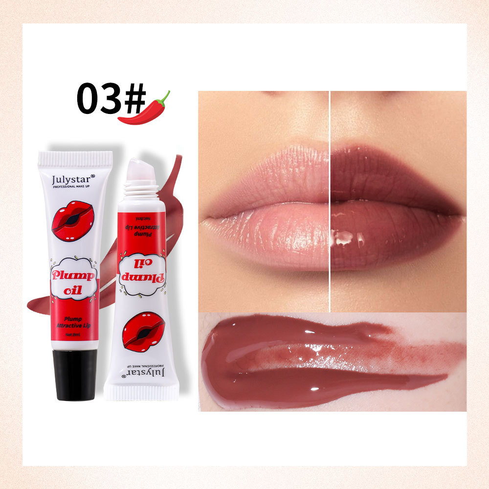 Julystar Lip Makeup, Hydrating Lip Oil, Mirror Moisturizing, Chubby Lips, Long-lasting Waterproof Lip Gloss, wholesale for export undefined