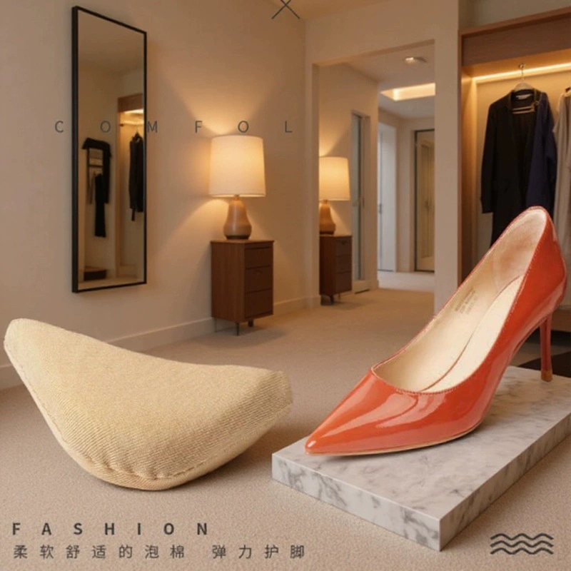 Самородные шнурки для шнурков полукодовая прокладка против запаха, дышащая пот, высокая стелька на каблуке, чтобы предотвратить боль