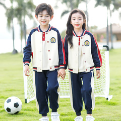 小学生制服春秋装学院風班服一年生秋スポーツウェアセット幼稚園園服