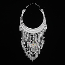 新款民族风少数名族银饰项圈 舞台装佩戴潮流搭配项圈 女生项链