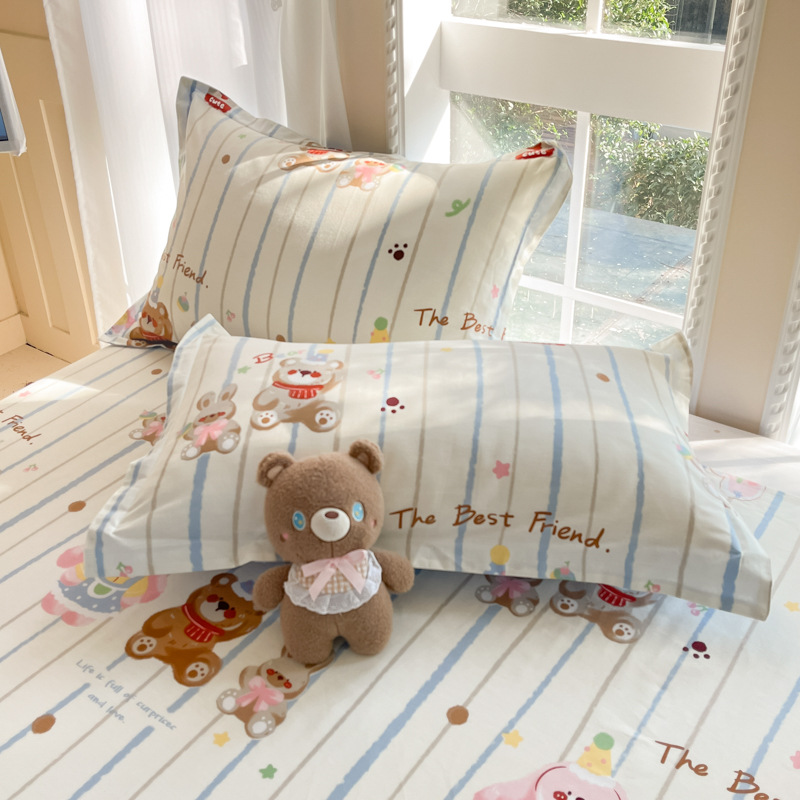 Funda de almohada de algodón Un par de fundas de almohada de algodón puro 48x74 Funda interior de núcleo de almohada para niños domésticos individuales 2025 Nuevo estilo