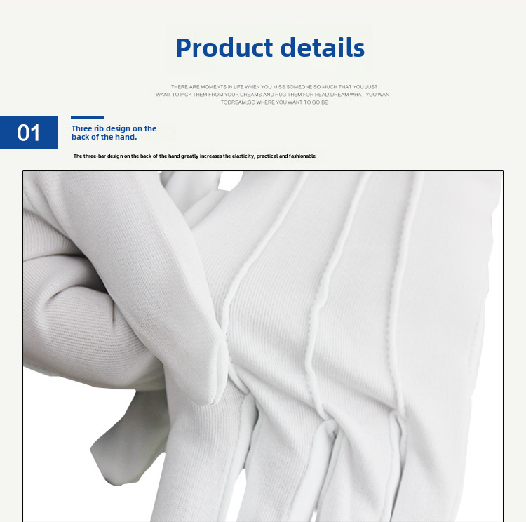 Three-tendon Etiquette Black and White Gloves Men and Women Short Thin Breathable Spring and Summer Review Performance Security Driving Concierge_voghion.com