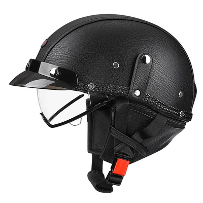 Motosiklet kaskı (dəbilqə): seasons motorcycle half helmet electric car